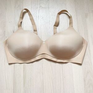 Honey Love 44C tan bra wire free comfortable smoothing